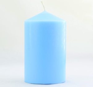 Голубая магическая свеча