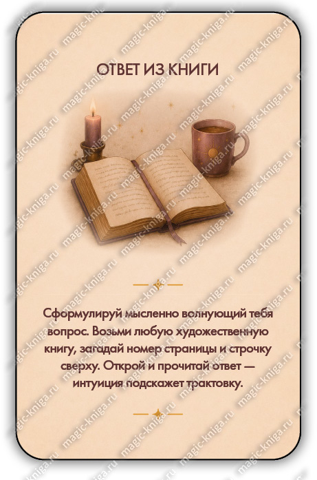 Колода Ритуалы на каждый день %% 