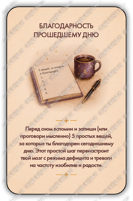 Колода Ритуалы на каждый день %% 